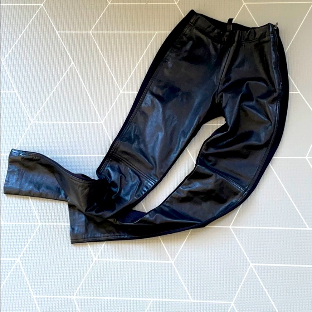 Leather leggings